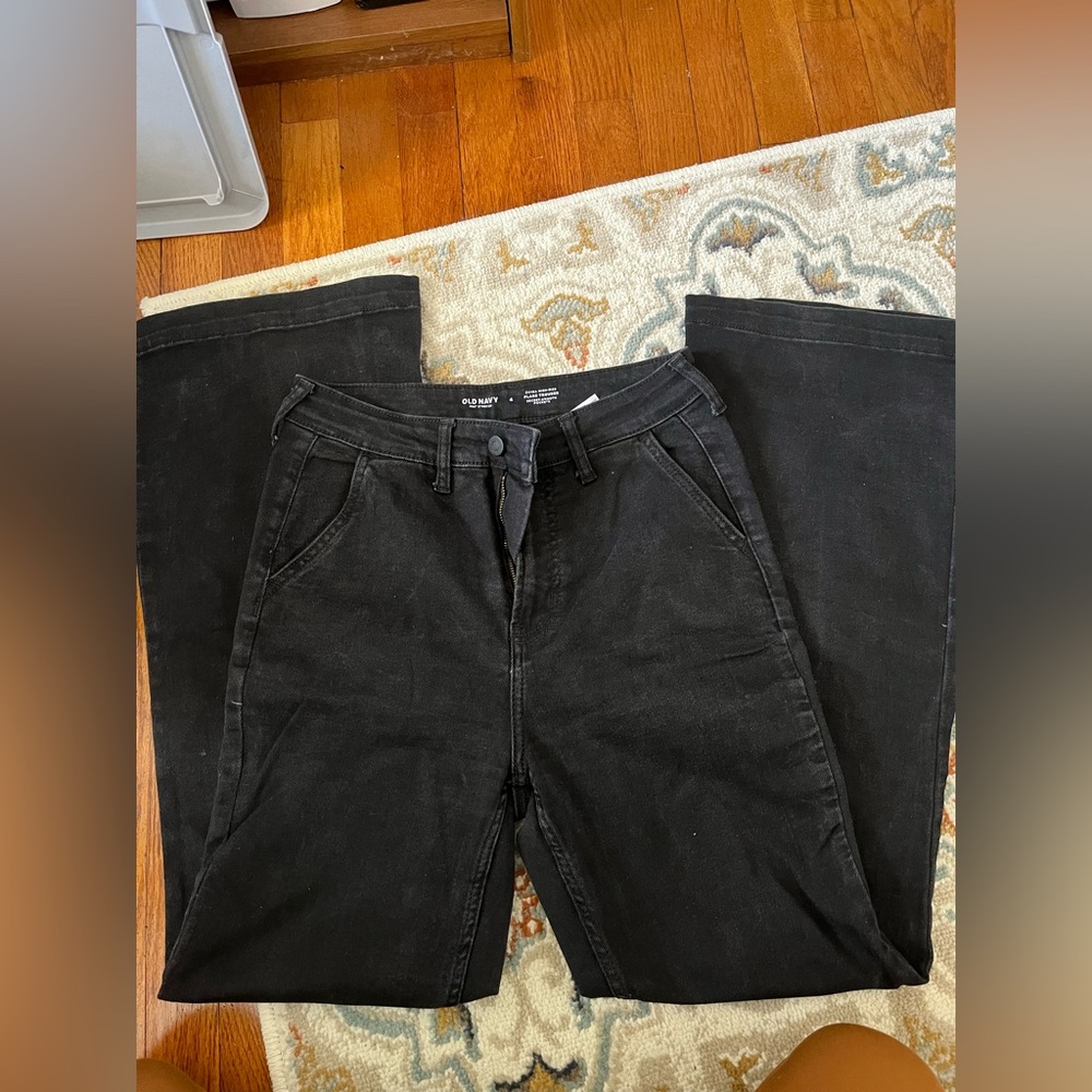 Black Flare Jeans